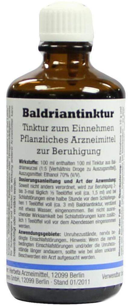 Baldrian Tinktur Herbeta Dab 8 100 ml Tinktur