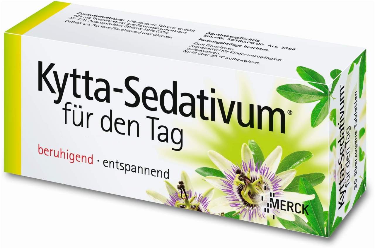 Kytta Sedativum Für den Tag 30 Dragees
