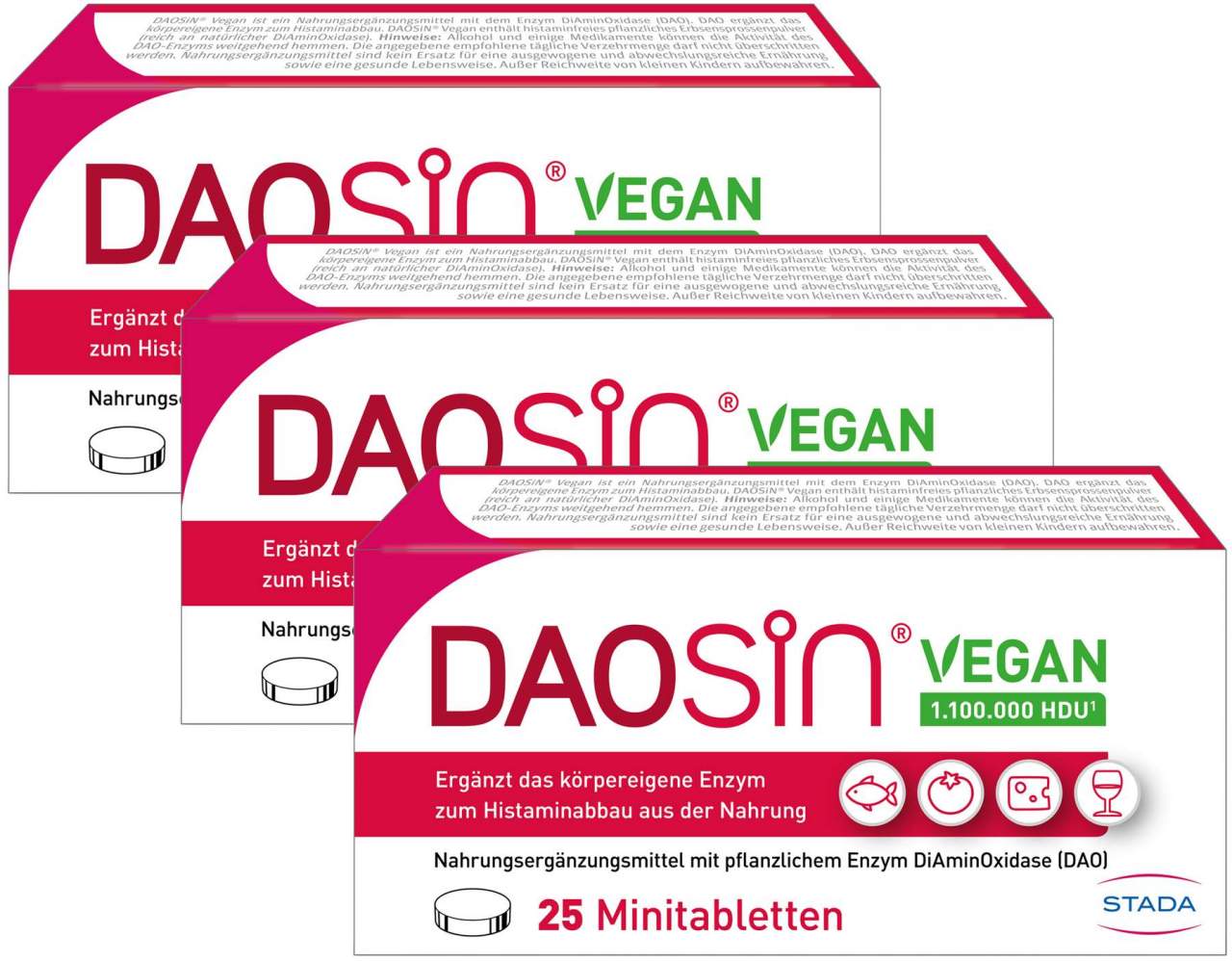 Daosin vegan 3 x 25 Tabletten