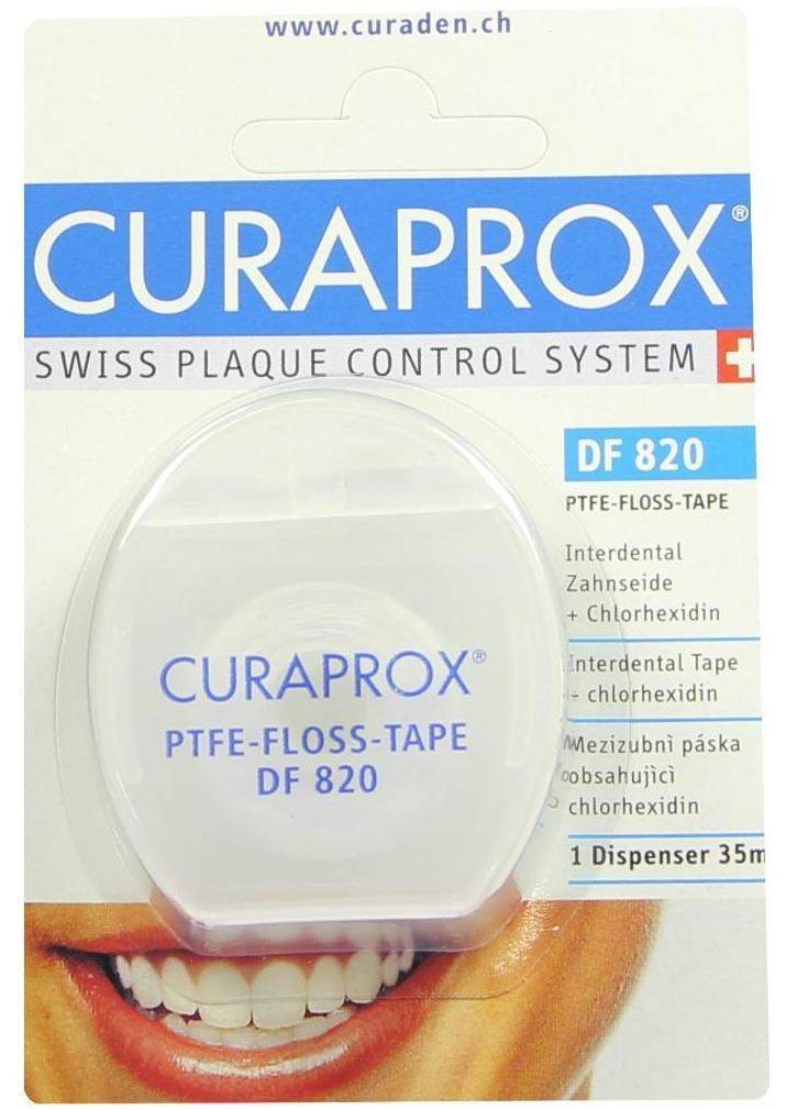 Curaprox Interdental Zahnseide Df820 im Spender