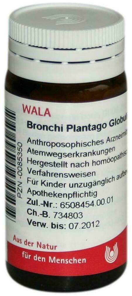 Wala Bronchi Plantago Velati 20 G Globuli