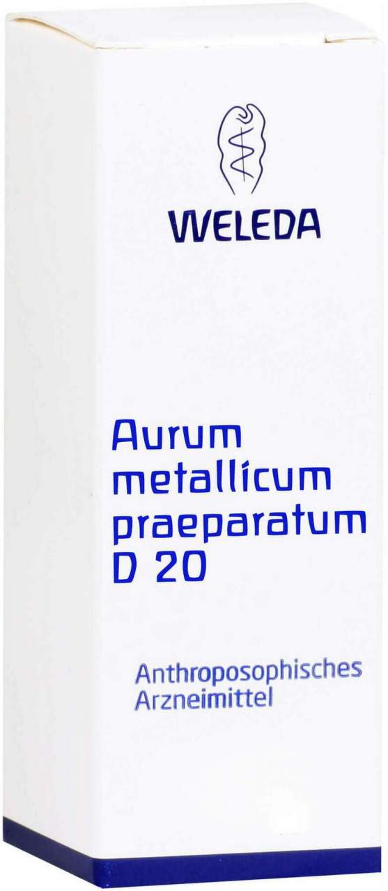 Weleda Aurum Metallicum Präparatum D20 50 G Trituration