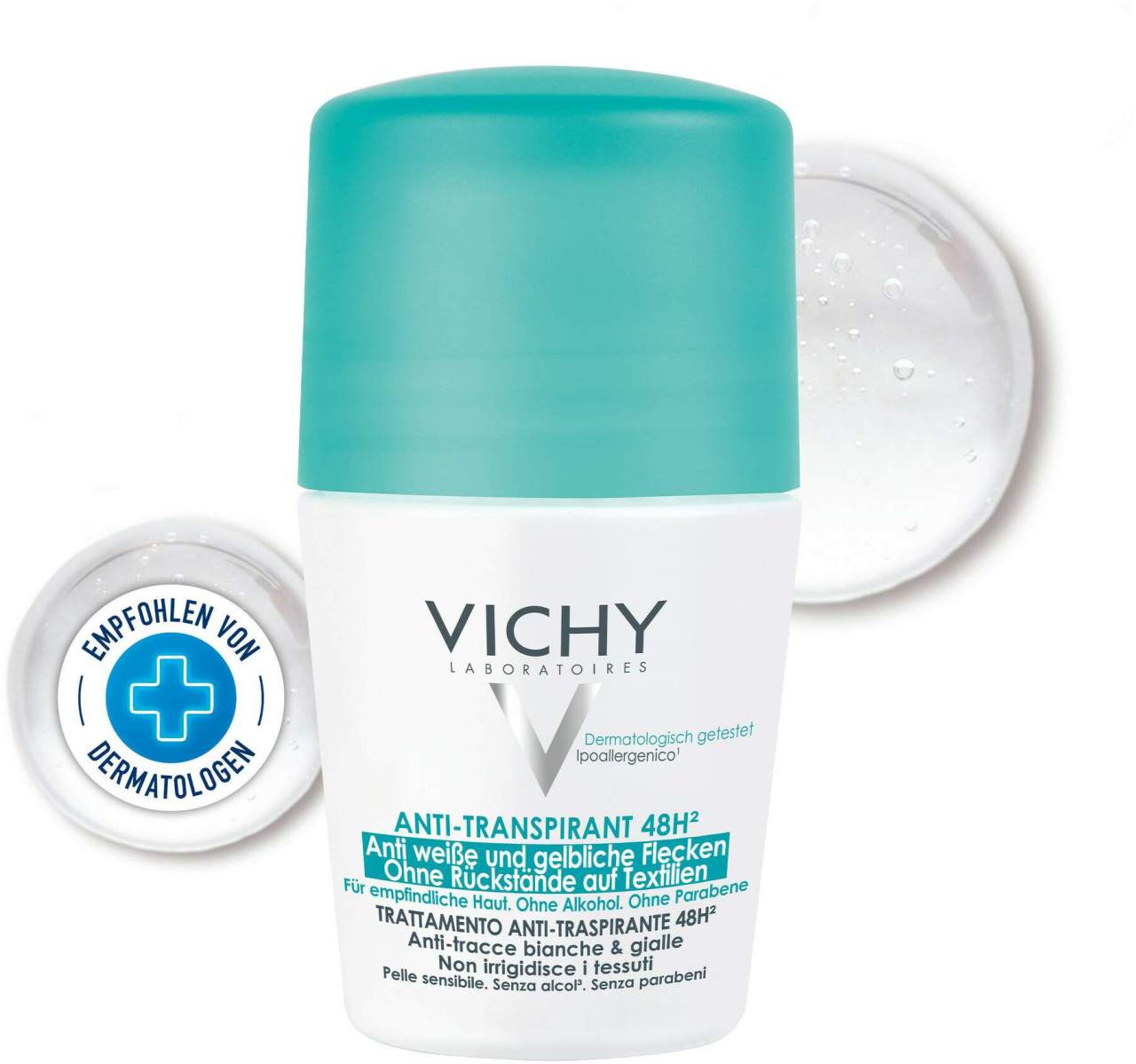 Vichy Deo Roll On Anti Flecken 48h 50 ml Creme
