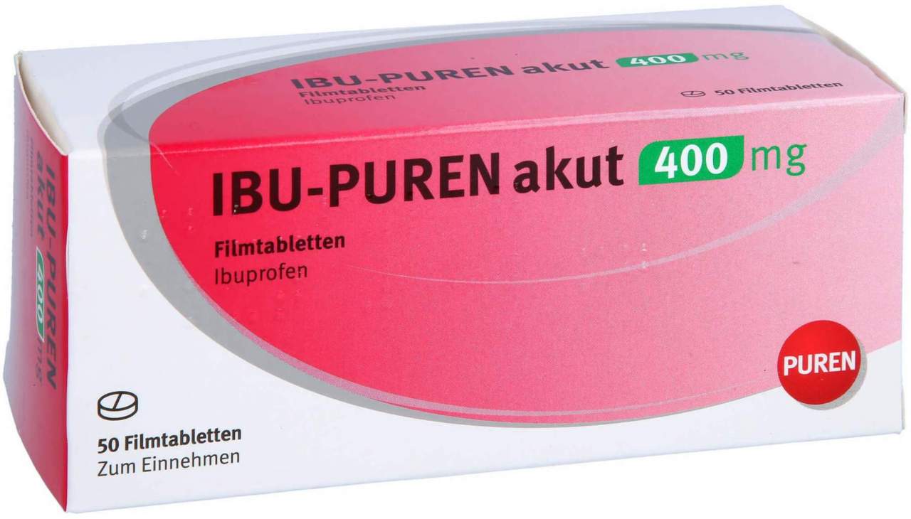 Ibu Puren Akut 400 mg 50 Filmtabletten