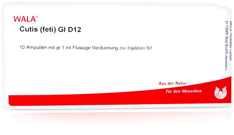 Wala Cutis Feti Gl D12 10 X 1 ml Ampullen