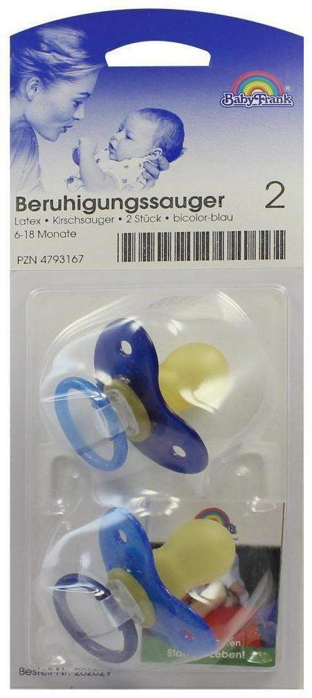 Beruhigungssauger Kirschförmig Latex 6 - 18 Monate Bicolour...