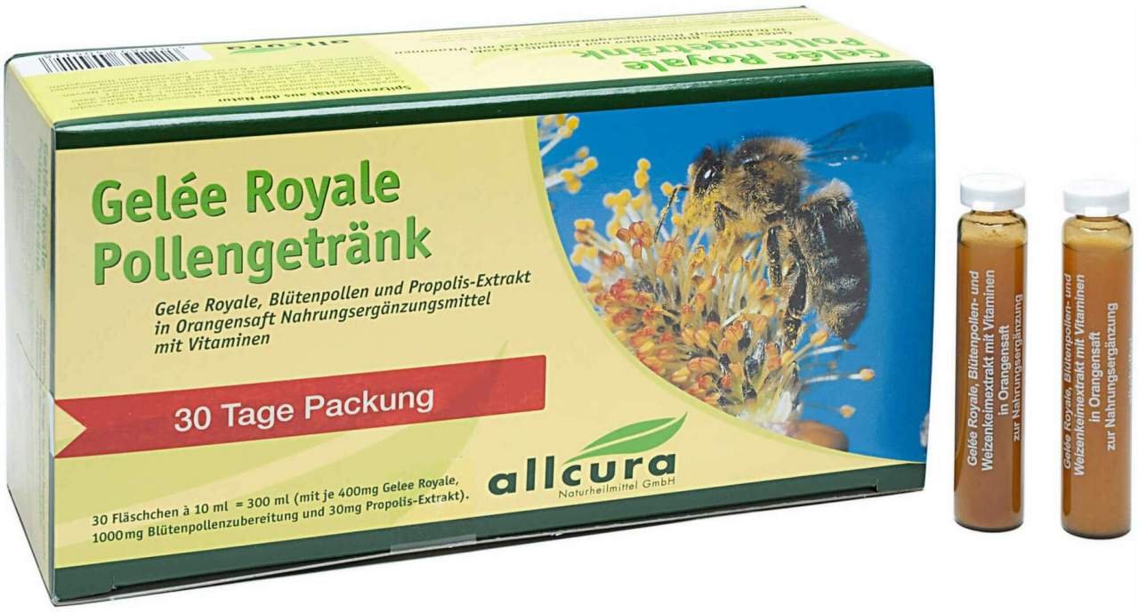 Gelee Royale Pollengetränk Trinkampullen 30 X 10 M