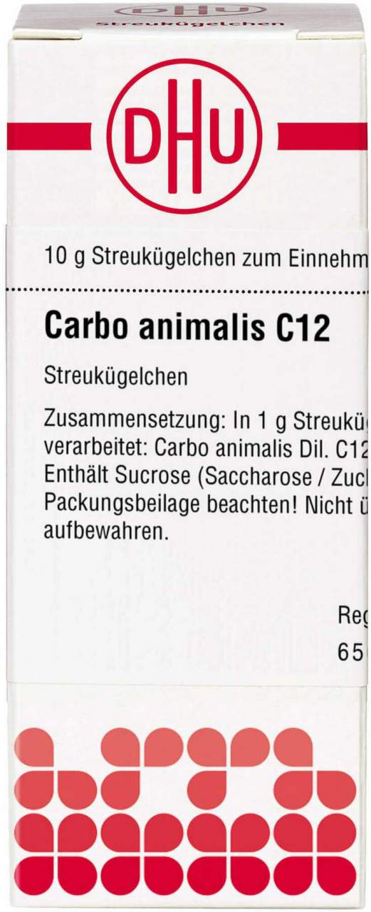 Dhu Carbo Animalis C12 Globuli 10 G