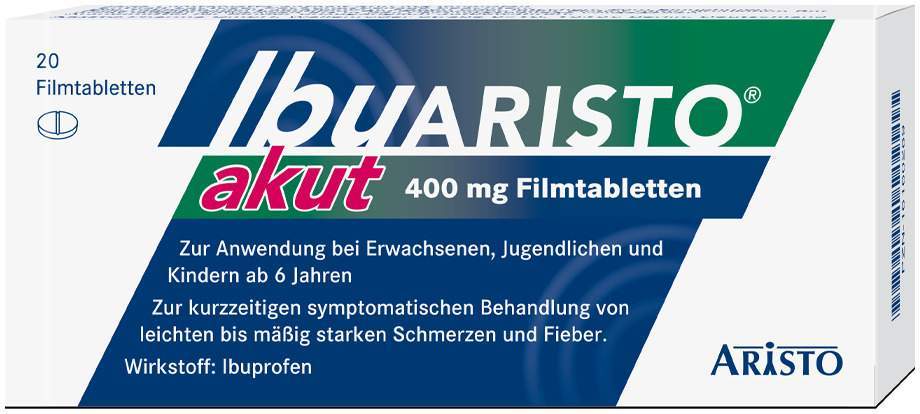 Ibuaristo Akut 400 mg 20 Filmtabletten