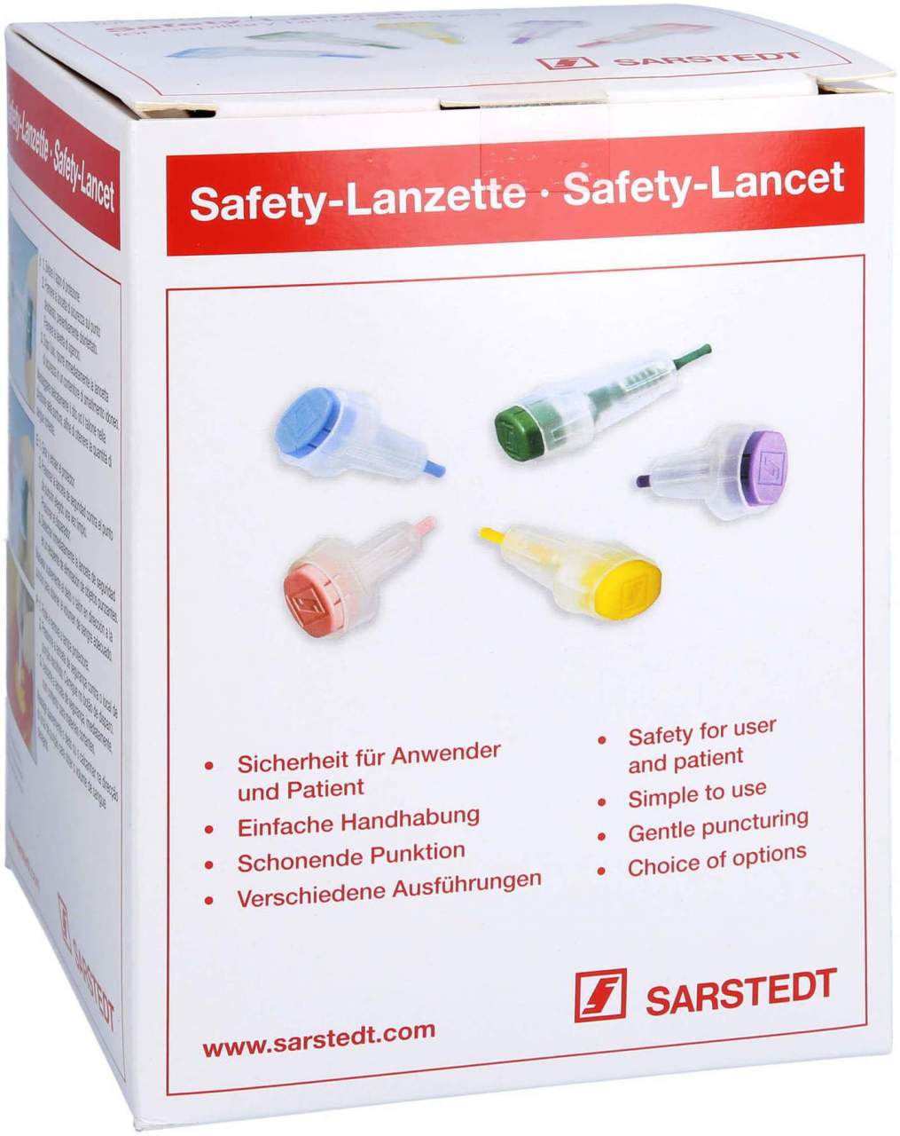 Safety-Lanzetten 21 G Einst.Tiefe 1,8mm Norm.Gr u2 200 Stück