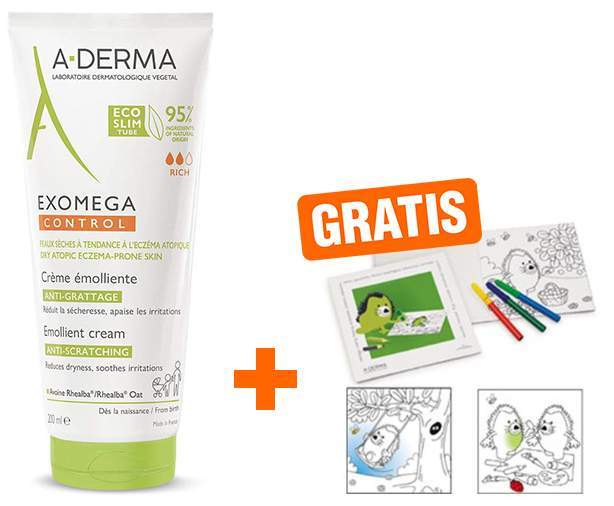 A-Derma Exomega Control Creme rückfettend 200 ml