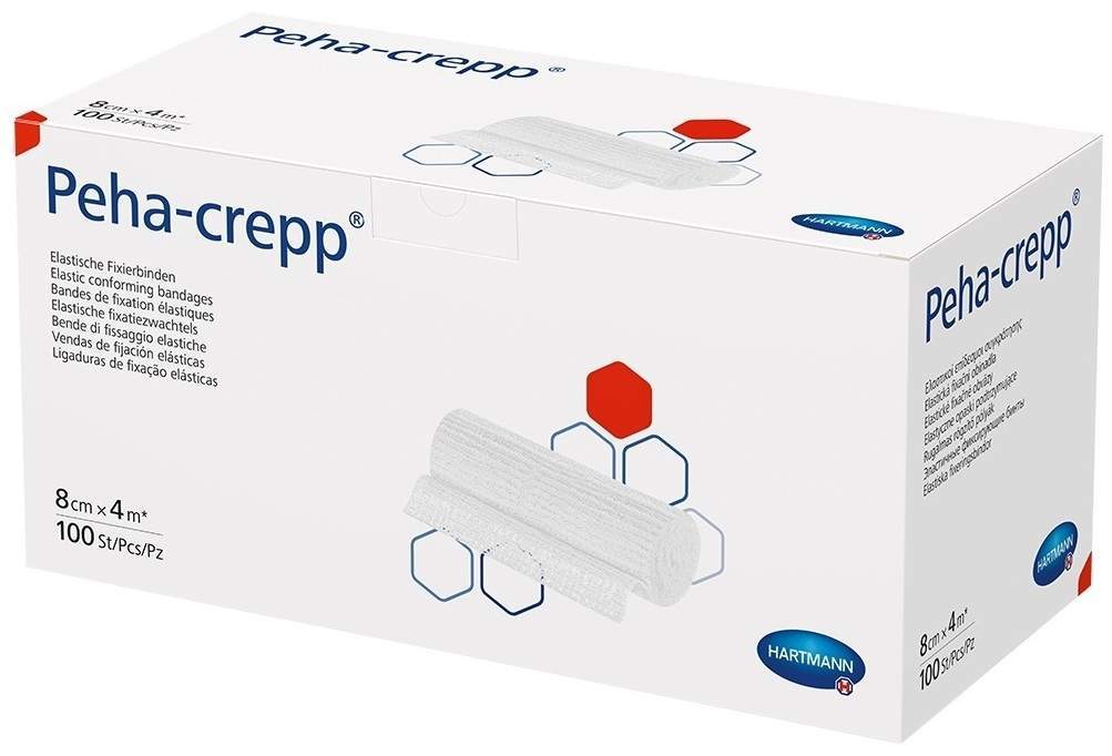 Peha Crepp Fixierbinde 4mx8cm Comp.Verp