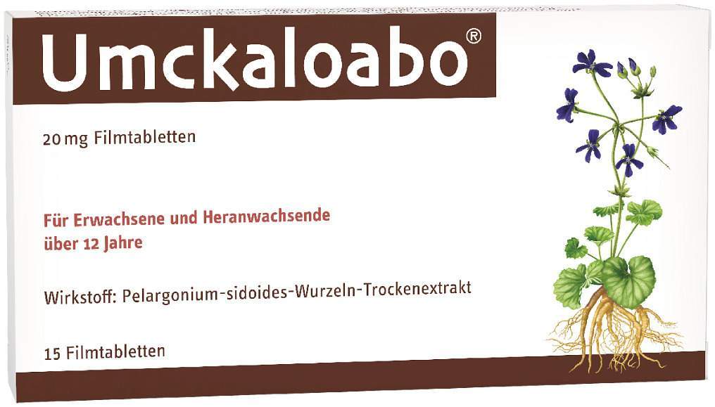 Umckaloabo 20 mg 15 Filmtabletten