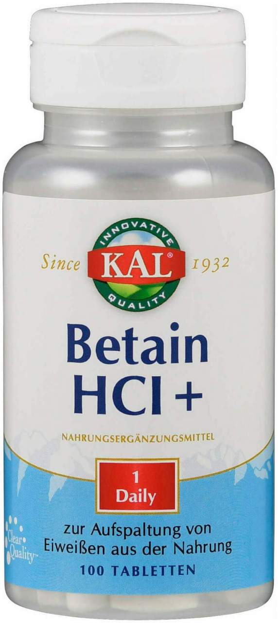 Betain Hcl + 250 mg 100 Tabletten