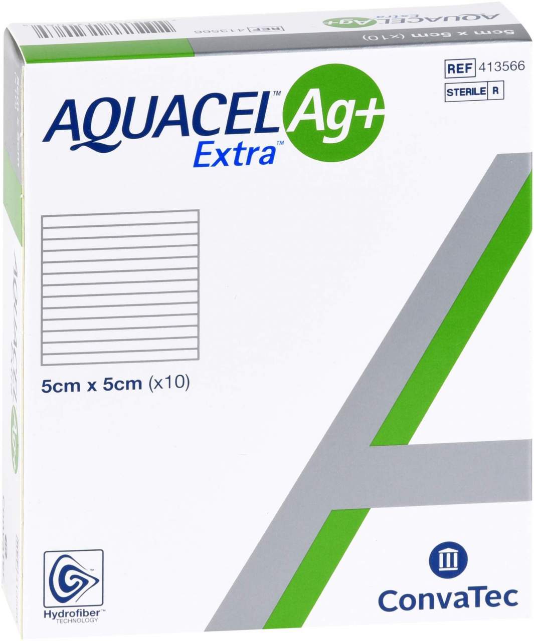 Aquacel Ag+ Extra 5x5 cm Kompressen
