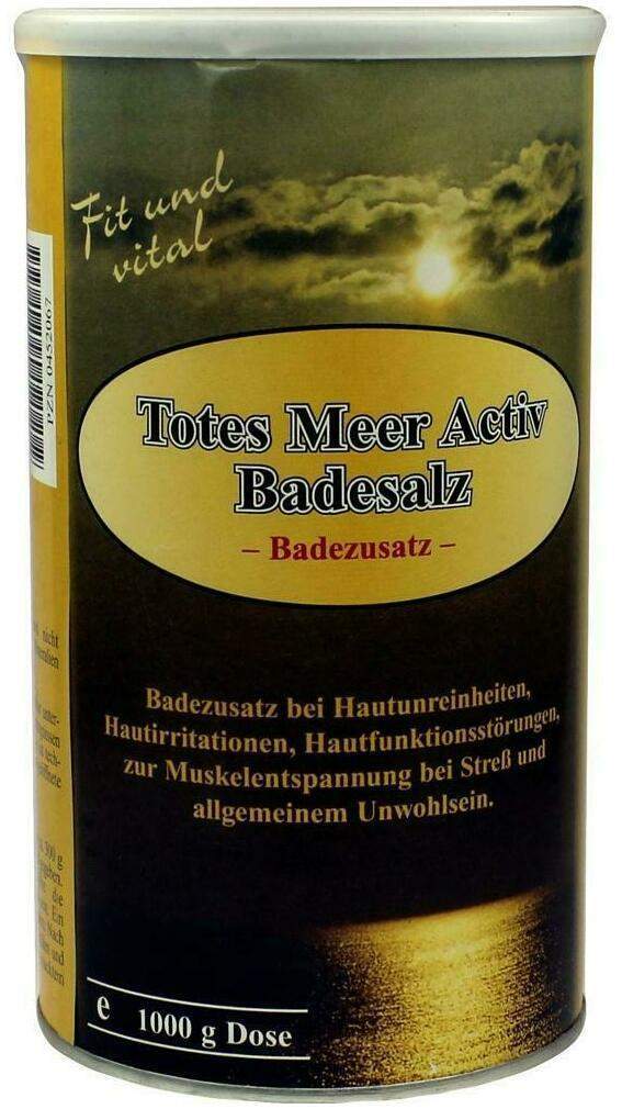 Totes Meer Activ Badesalz 1 KG Salz - Badezusatz