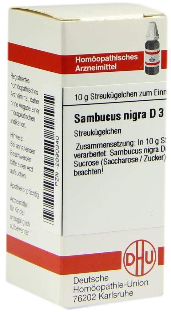 Dhu Sambucus Nigra D3 10 G Globuli