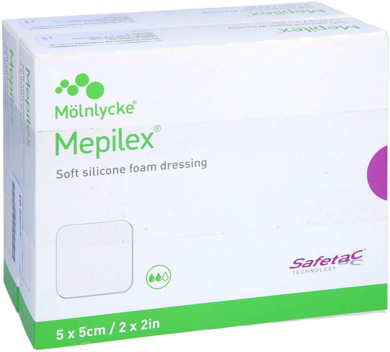 Mepilex 5 X 5 cm Schaumverband 10 Stück