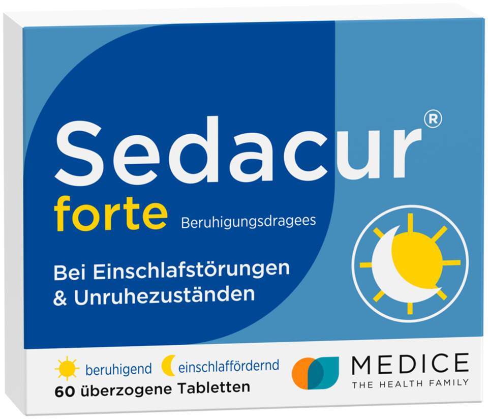 Sedacur Forte Beruhigungsdragees 60 Stück