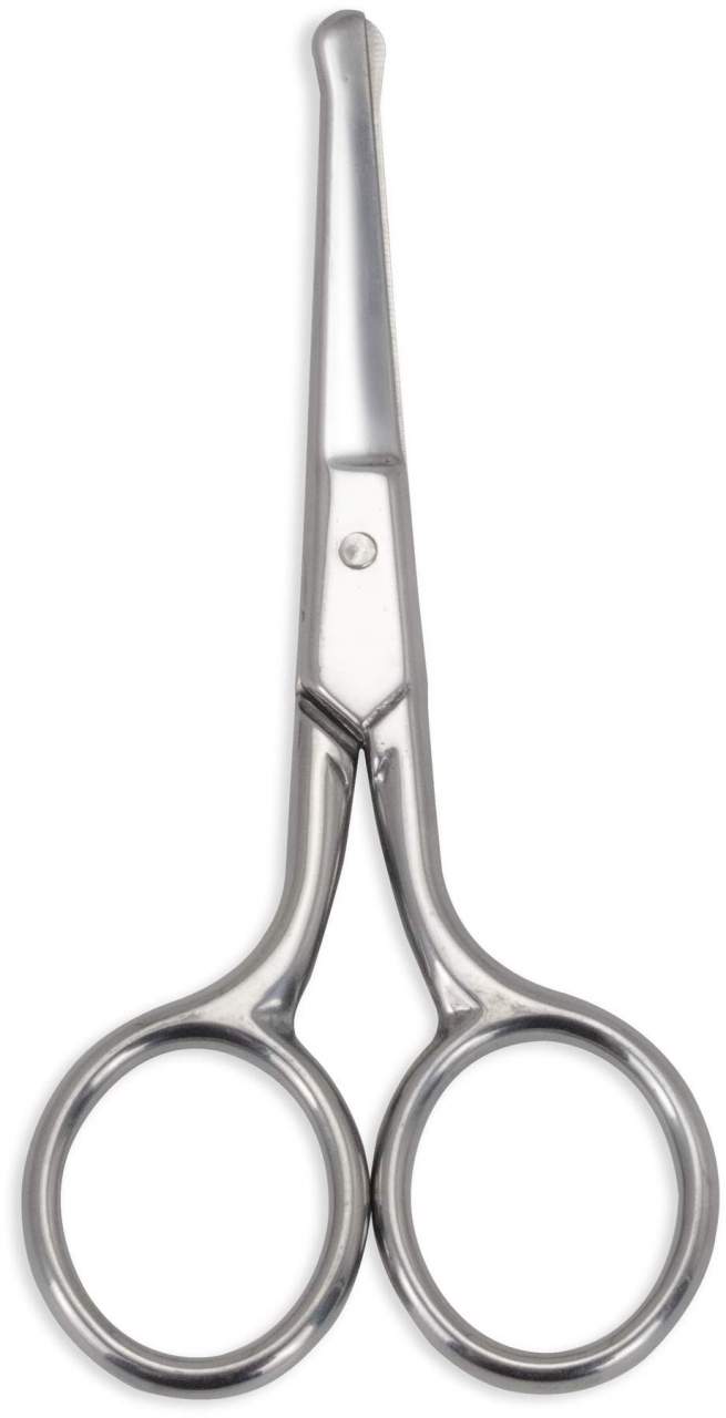 Nasen- und Ohrhaar-Schere, ca.9,5cm gebogen
