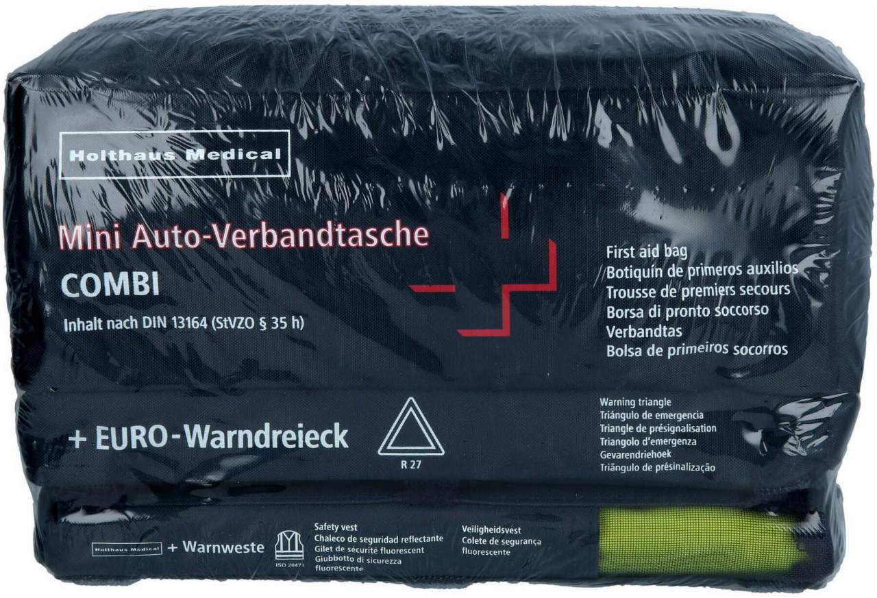 Verbandtasche Mini 3in1 D13164+warndreieck+weste