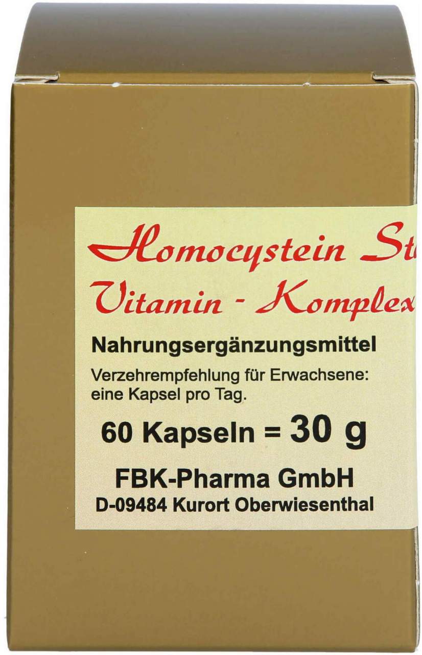 Homocysteinstoffwechsel-Vitamin-Komplex N Kapseln 60 Stück