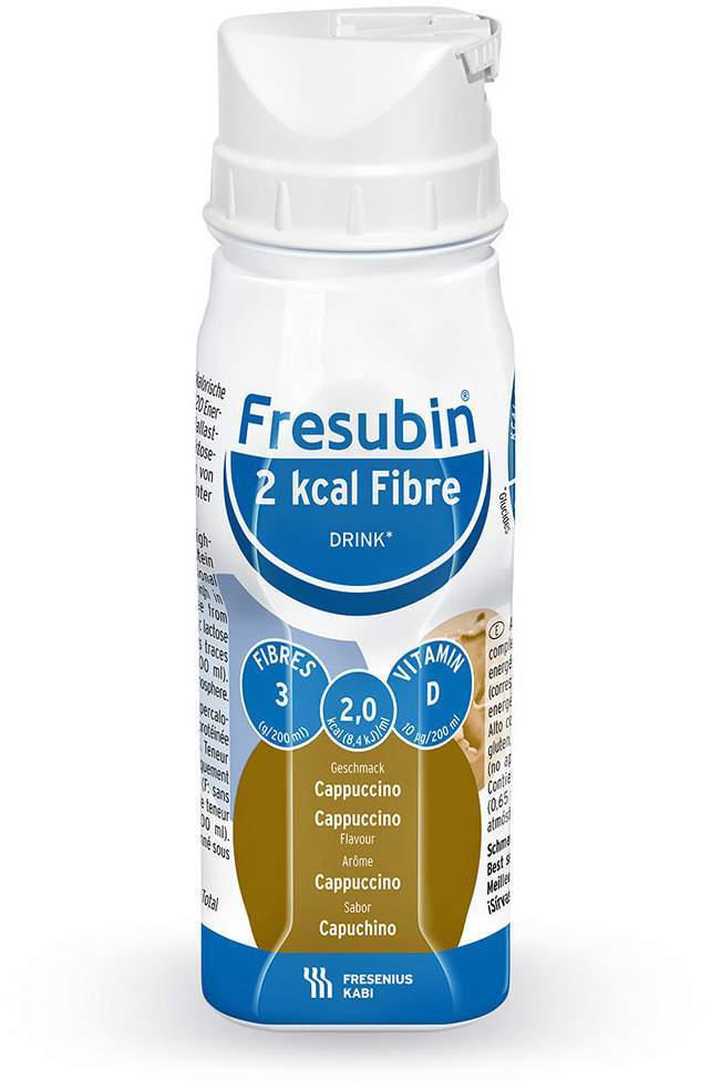 Fresubin 2 Kcal Fibre Drink Cappuccino 4 X 200 ml