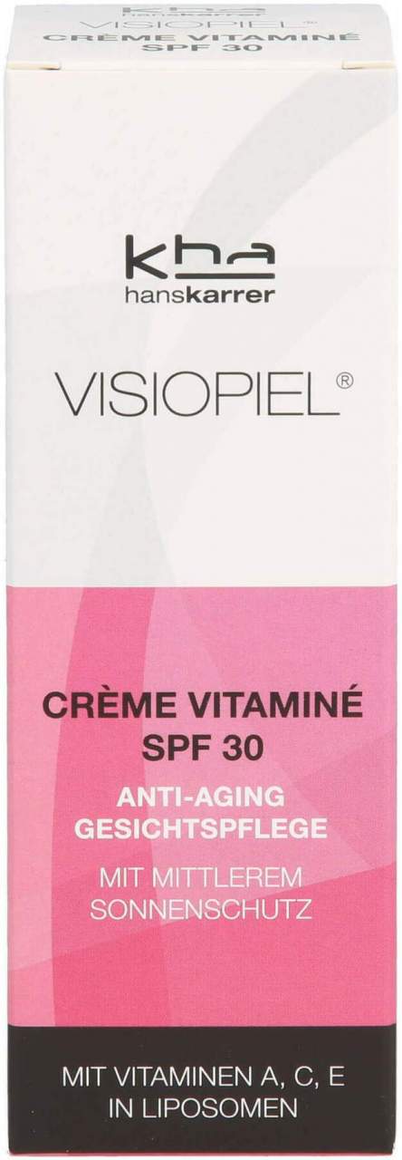 Visiopiel Creme Vitamine Spf 30 50ml