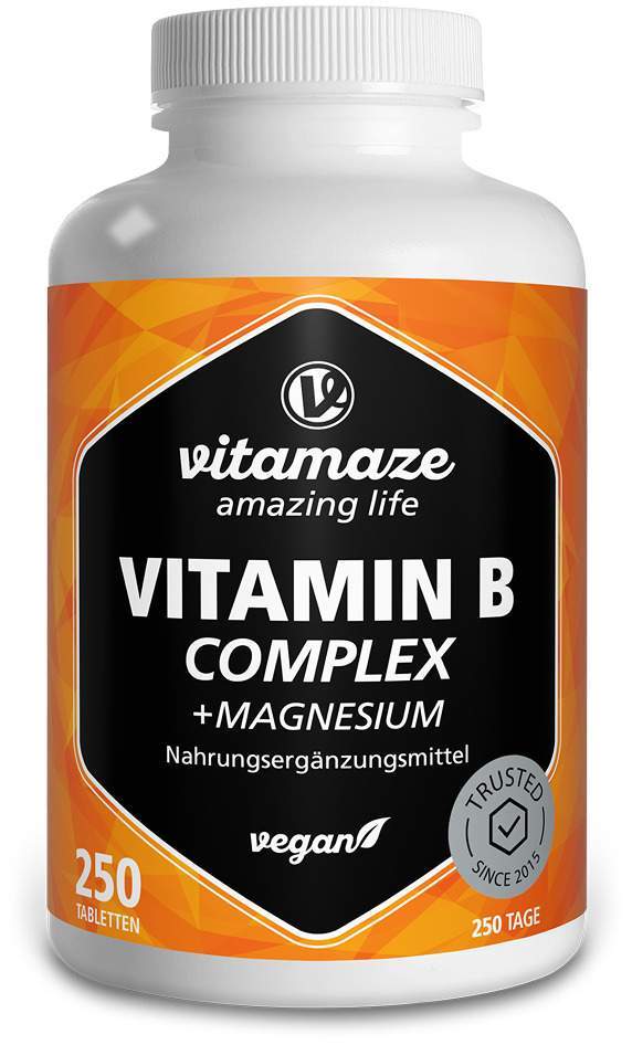 Vitamin B Komplex + Magnesium 250 Tabletten