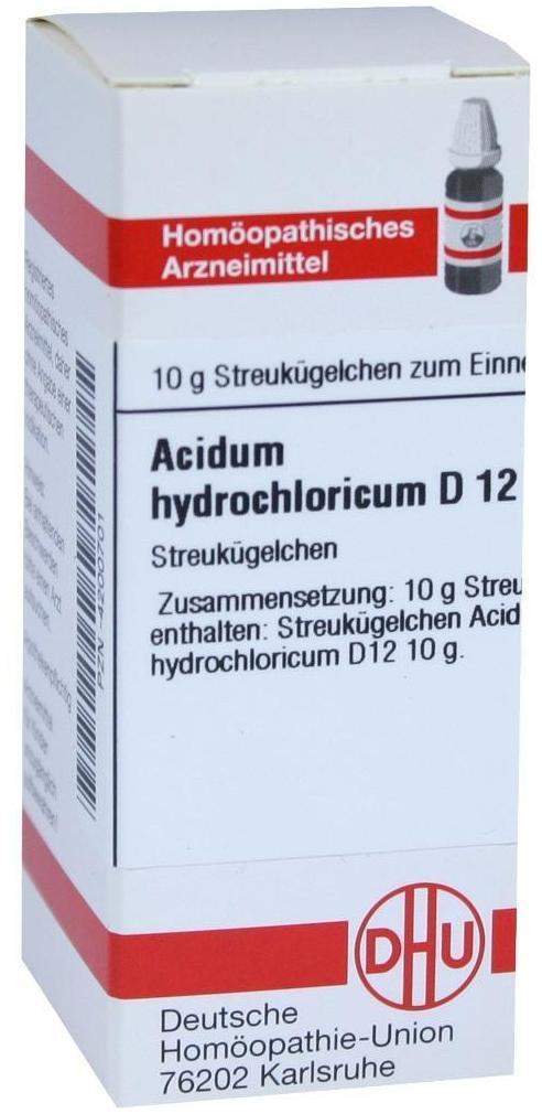 Dhu Acidum Hydrochloricum D 12 Globuli
