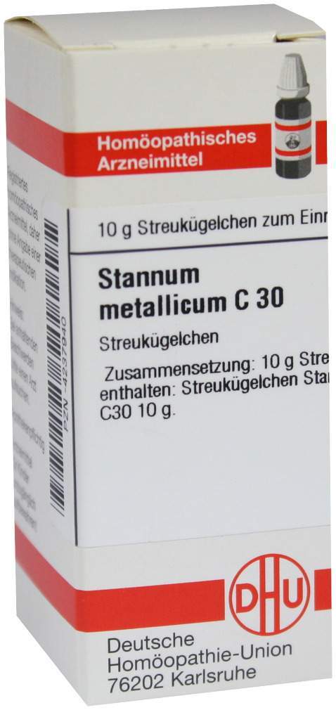 Dhu Stannum Metallicum C30 10 G Globuli