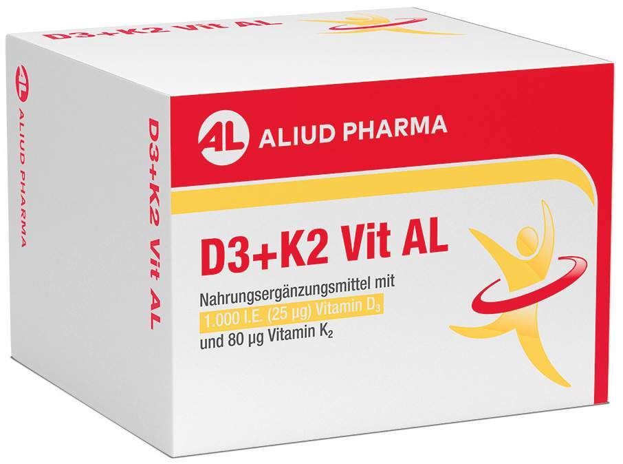 D3 + K2 Vit Al 1000 I.E. - 80 µg 90 Kapseln
