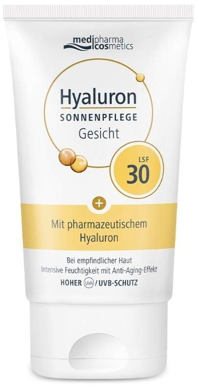 medipharma cosmetics Hyaluron Sonnenpflege Gesicht LSF 30 50 ml Creme