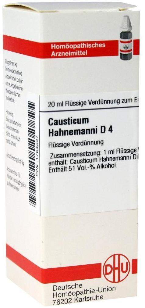 Dhu Causticum Hahnemanni D4 Dilution