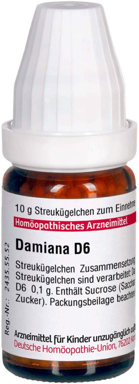 Dhu Damiana D6 10 G Globuli