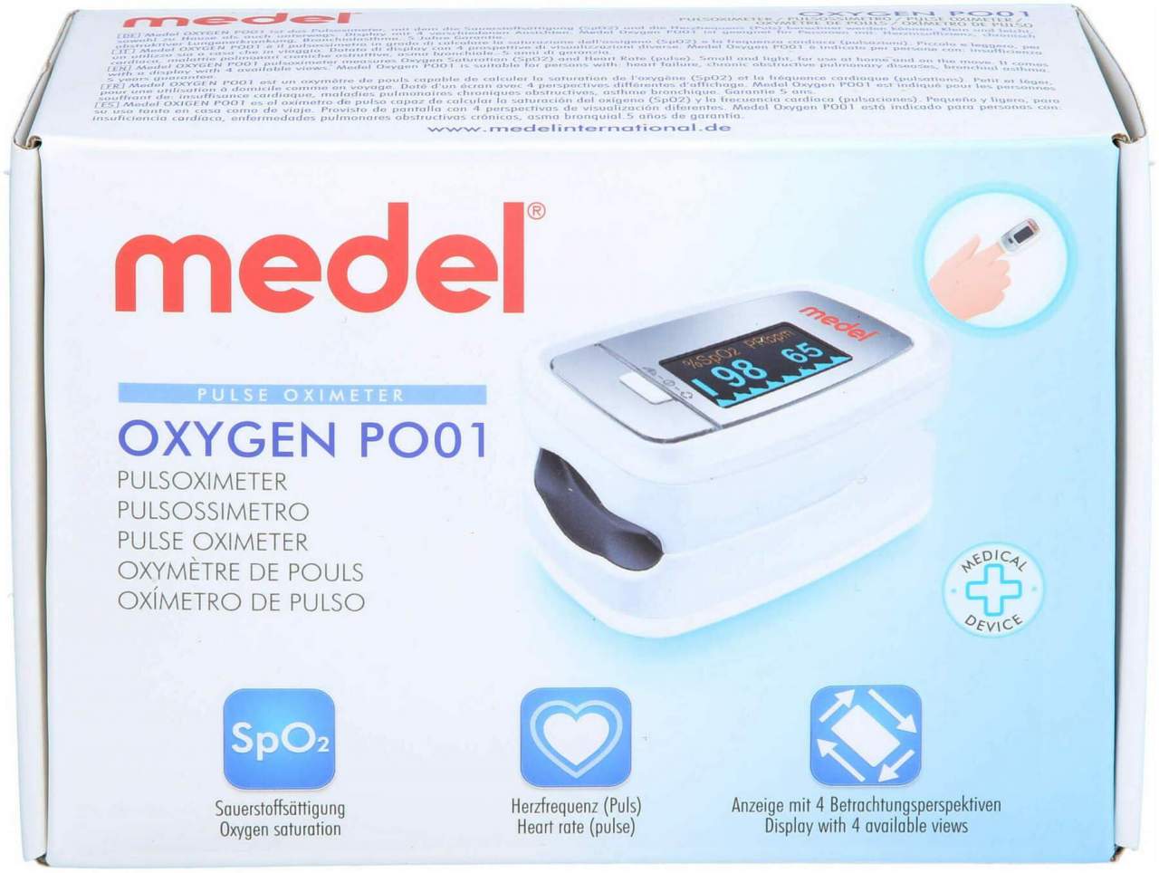 Medel Oxygen Po01 Pulsoximeter 1 Stück