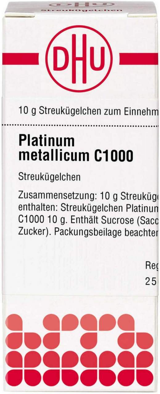 Dhu Platinum Metallicum C1000 Globuli 10 G