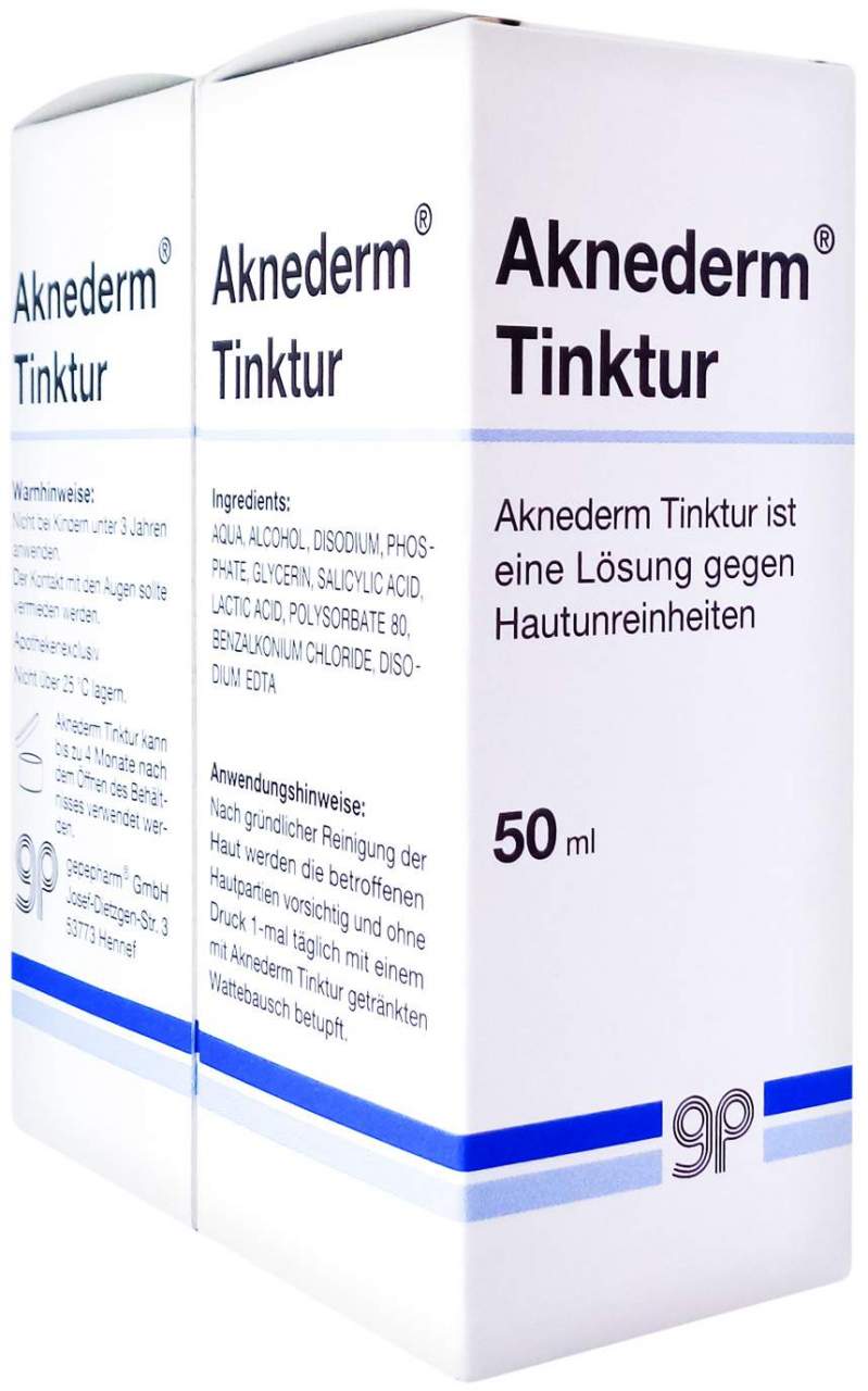 Aknederm Tinktur 2 X 50 ml Tinktur