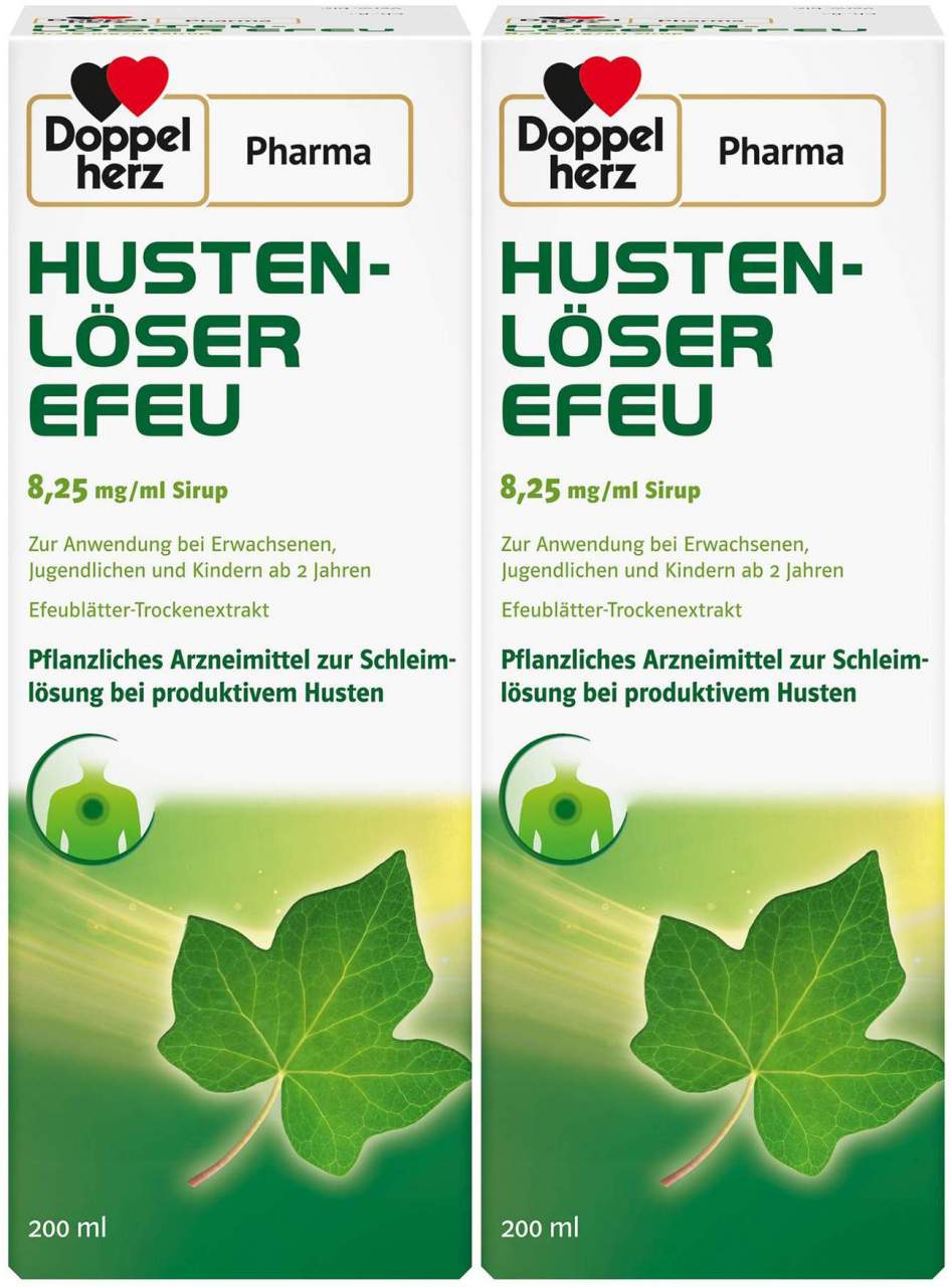 Hustenlöser Efeu 8,25 mg je ml 2 x 200 ml Sirup
