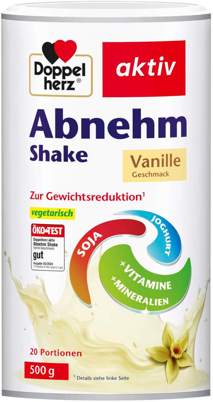 Doppelherz aktiv Abnehm Shake Vanille Pulver 500g