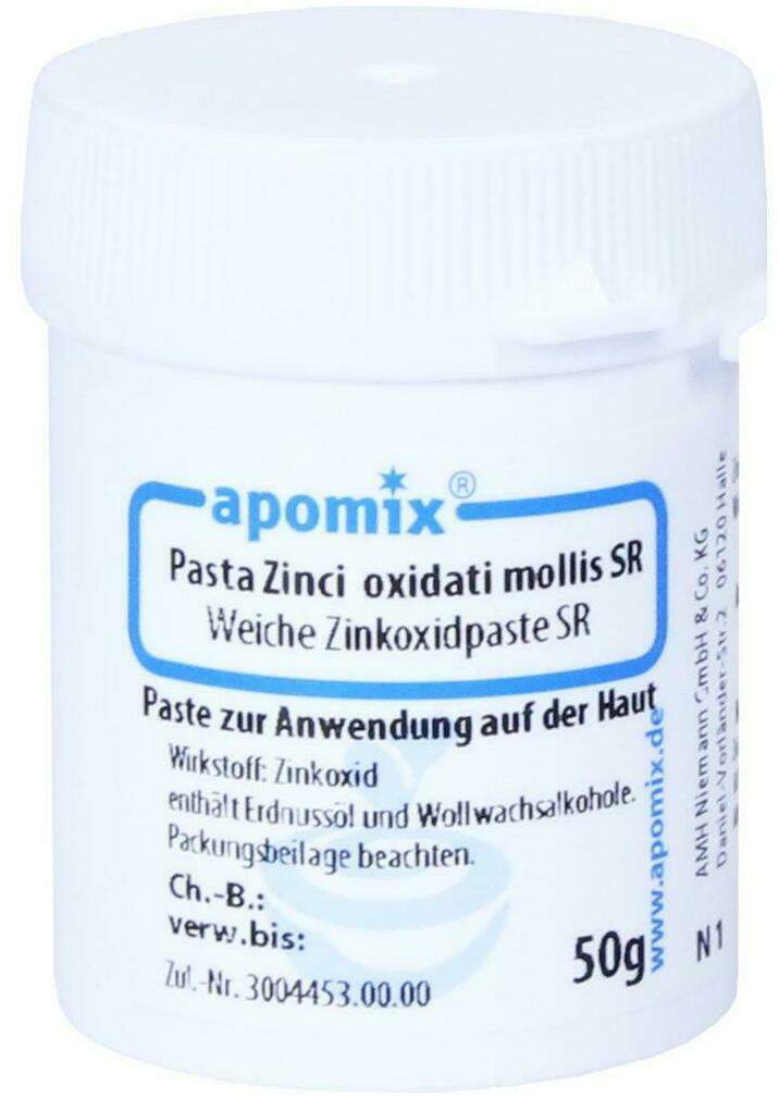 Pasta Zinci Oxidati Mollis Sr 50 G