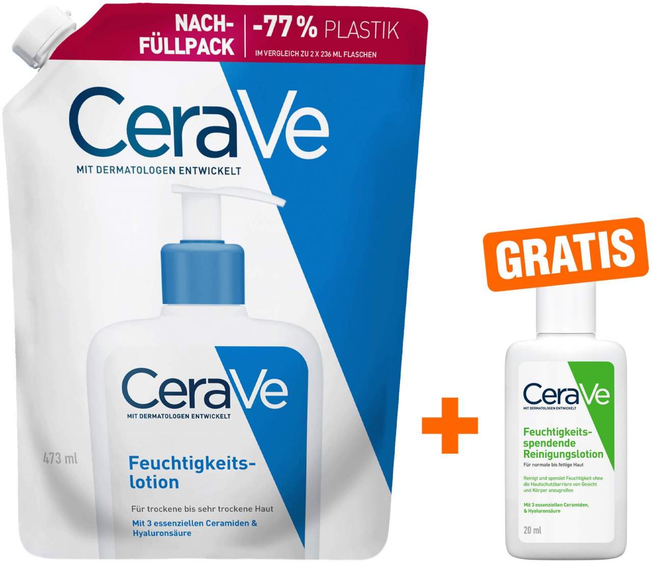CeraVe Feuchtigkeitslotion Nachfüllpack 473 ml
