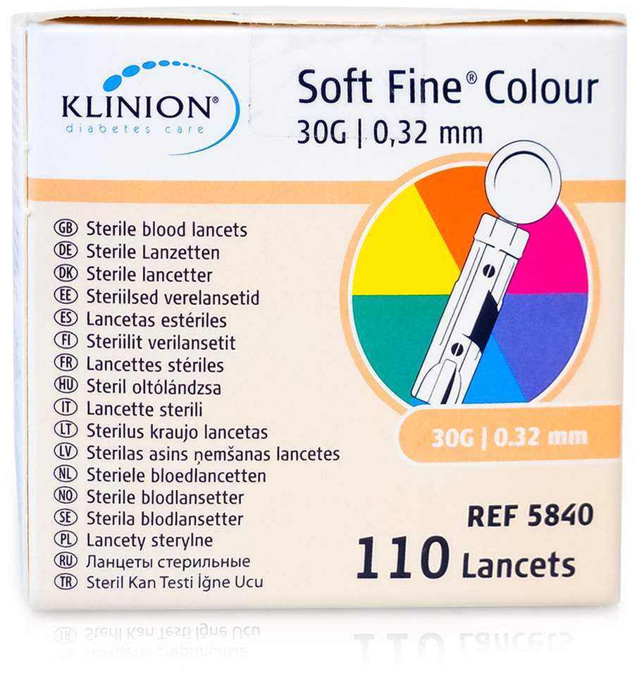 Klinion Soft Fine Colour 110 Lanzetten 30g