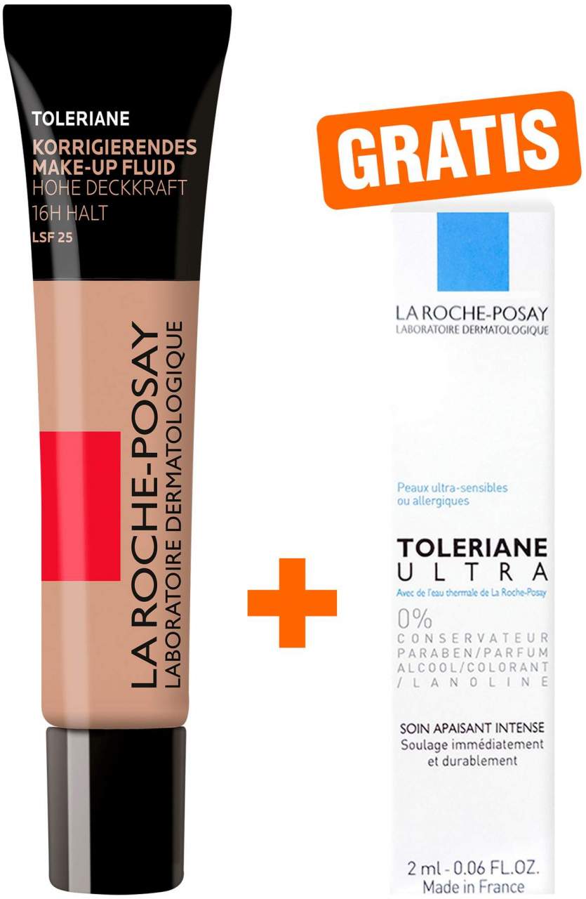 La Roche Posay Toleriane Make-Up Fluid Nr.13 30 ml + gratis Roche Posay Toleriane Dermallergo Augencreme 2 ml