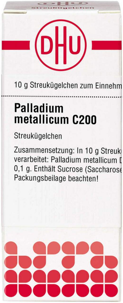 Dhu Palladium Metallicum C200 Globuli 10 G