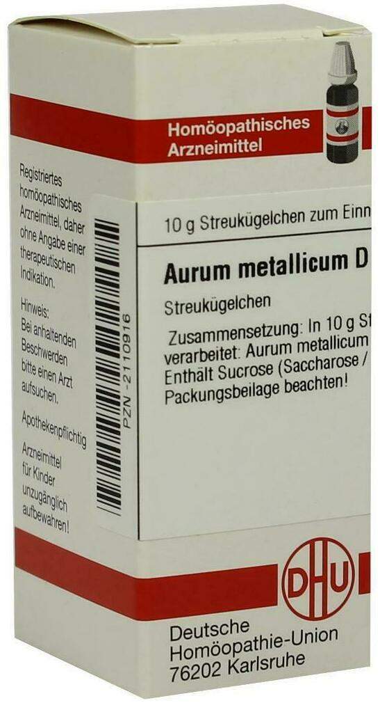 Dhu Aurum Metallicum D30 Globuli