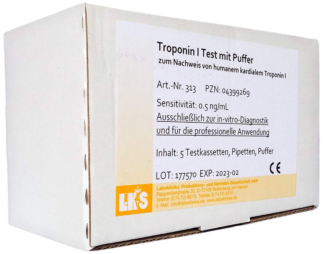 Troponin I Mit Puffer Testkassetten