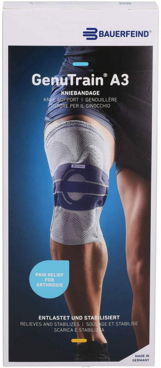 Genutrain A3 Kniebandage Links Gr.1 Titan