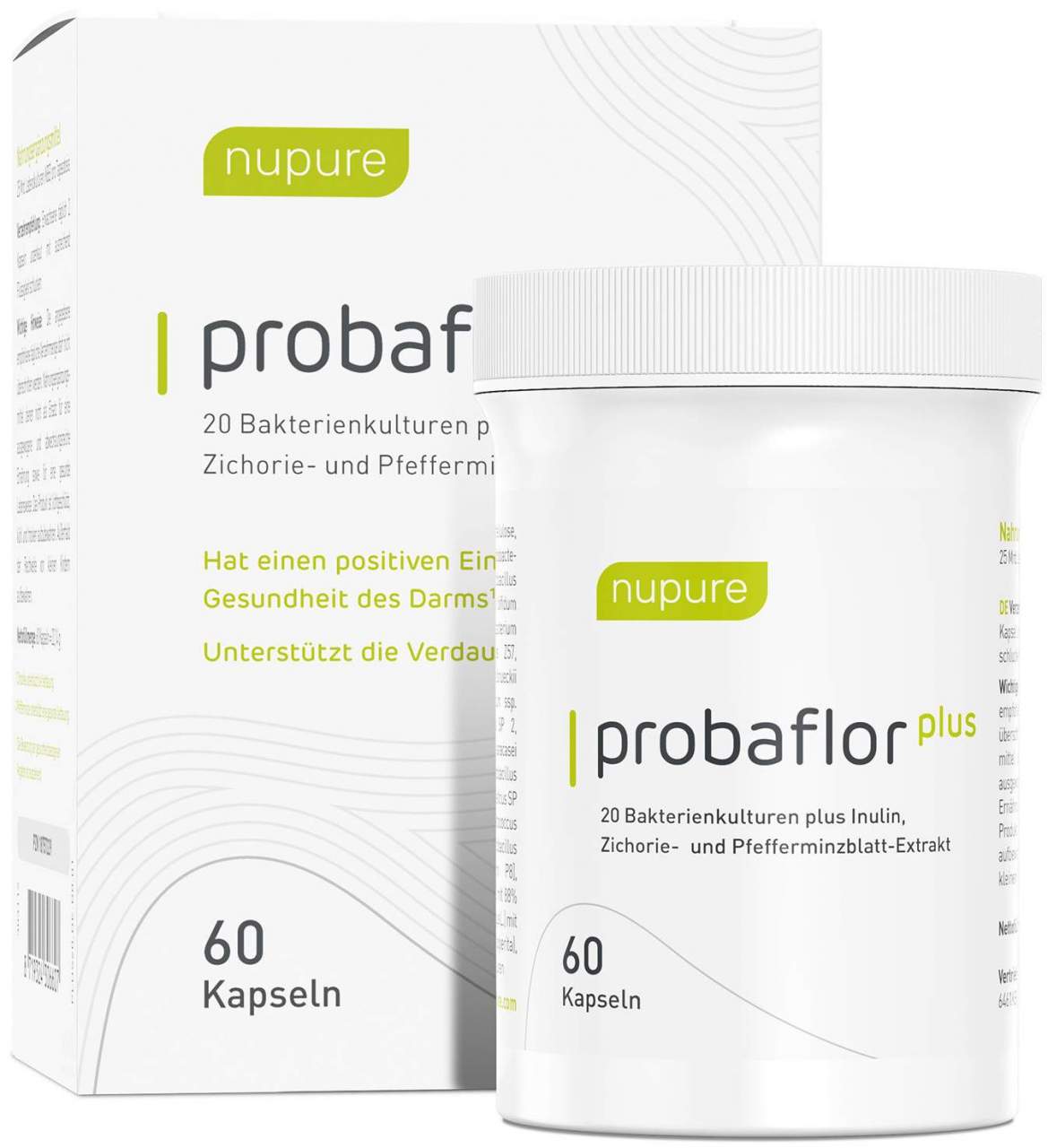 Nupure Probaflor Plus Probiotika 60 Magensaftresistente Kapseln