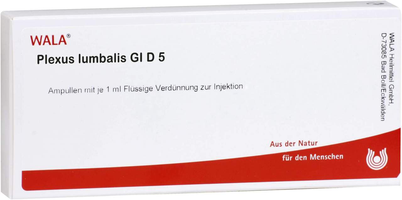 Wala Plexus Lumbalis Gl D5 10 X 1 ml Ampullen